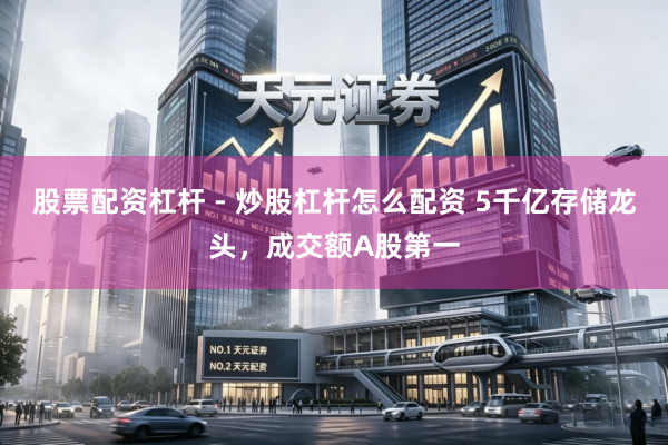 股票配资杠杆 - 炒股杠杆怎么配资 5千亿存储龙头，成交额A股第一